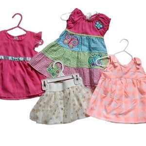 Girls dress / skirt bundle 18months